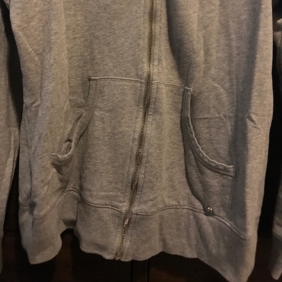 Victoria's Secret Grey zipper hoodie - Picture 4 of 4